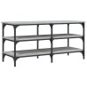 Banc à chaussures sonoma gris 100x38,5x49 cm bois d'ingénierie 532069532069