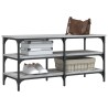 Banc à chaussures sonoma gris 100x38,5x49 cm bois d'ingénierie 532069532069