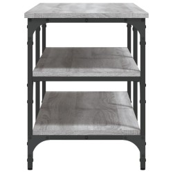 Banc à chaussures sonoma gris 100x38,5x49 cm bois d'ingénierie 532069532069