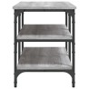 Banc à chaussures sonoma gris 100x38,5x49 cm bois d'ingénierie 532069532069