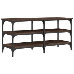 Banc à chaussures chêne marron 100x38,5x49 cm bois d'ingénierie 532070532070