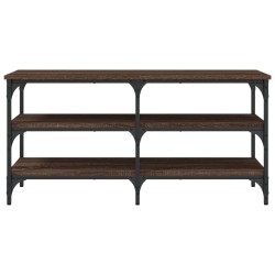 Banc à chaussures chêne marron 100x38,5x49 cm bois d'ingénierie 532070532070