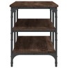 Banc à chaussures chêne marron 100x38,5x49 cm bois d'ingénierie 532070532070