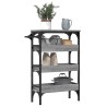 Chariot de cuisine sonoma gris 53x20x76 cm bois d'ingénierie 532099532099