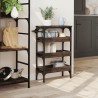 Chariot de cuisine chêne marron 53x20x76 cm bois d'ingénierie 532102532102