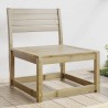 Canapé de jardin bois de pin imprégné 532107532107