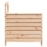 Canapé de jardin accoudoir 69x62x70,5 cm bois massif de pin 532112532112