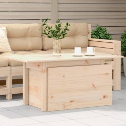 Table de jardin 100x50x75 cm bois massif de pin 532114532114