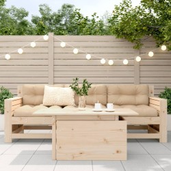 Table de jardin 100x50x75 cm bois massif de pin 532114532114
