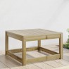 Repose-pied de jardin bois de pin imprégné 532126532126