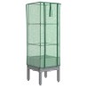 Jardinière surélevée avec housse aspect rotin 40x40x140 cm 532128532128