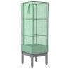 Jardinière surélevée avec housse aspect rotin 40x40x140 cm 532128532128