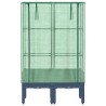Jardinière surélevée avec housse aspect rotin 80x40x140 cm 532131532131