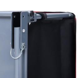 Remorque de vélo noir et rouge 65 kg 532133532133