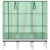 Jardinière surélevée avec housse aspect rotin 120x40x140 cm 532138532138
