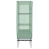 Jardinière surélevée avec housse aspect rotin 120x40x140 cm 532138532138
