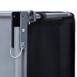 Remorque de vélo noir et gris 65 kg 532139532139