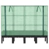 Jardinière surélevée avec housse aspect rotin 160x40x140 cm 532140532140