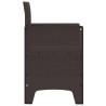 Chaise de jardin 4 pcs Marron 53 x 49 x 85 cm Polypropylène 532141532141