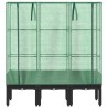 Jardinière surélevée avec housse aspect rotin 120x40x140 cm 532142532142