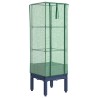 Jardinière surélevée avec housse aspect rotin 40x40x140 cm 532143532143