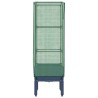 Jardinière surélevée avec housse aspect rotin 40x40x140 cm 532143532143