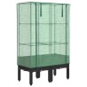 Jardinière surélevée avec housse aspect rotin 80x40x140 cm 532150532150