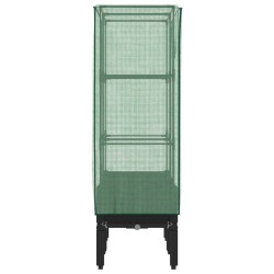 Jardinière surélevée avec housse aspect rotin 80x40x140 cm 532150532150