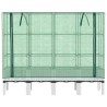 Jardinière surélevée avec housse aspect rotin 160x40x140 cm 532151532151