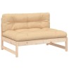 Canapé central 120x80 cm bois de pin massif 532155532155