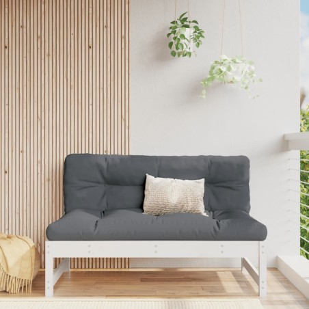 Canapé central 120x80 cm blanc bois de pin massif 532158532158