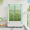 Jardinière surélevée avec housse aspect rotin 80x40x138 cm 532163532163