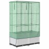 Jardinière surélevée avec housse aspect rotin 80x40x138 cm 532163532163