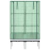 Jardinière surélevée avec housse aspect rotin 80x40x140 cm 532173532173