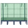 Jardinière surélevée avec housse aspect rotin 160x40x140 cm 532174532174