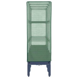 Jardinière surélevée avec housse aspect rotin 160x40x140 cm 532174532174