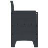 Chaise de jardin 4 pcs Anthracite 53 x 49 x 85 cm Polypropylène 532175532175