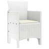 Chaise de jardin 4 pcs Blanc 53 x 49 x 85 cm Polypropylène 532193532193
