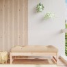 Repose-pied de jardin 120x80 cm bois de pin massif 532197532197