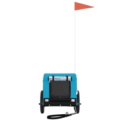 Remorque de vélo pour animaux de compagnie bleu et noir 532198532198