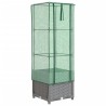 Jardinière surélevée avec housse aspect rotin 40x40x139 cm 532204532204