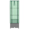 Jardinière surélevée avec housse aspect rotin 40x40x139 cm 532204532204
