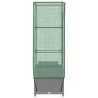 Jardinière surélevée avec housse aspect rotin 40x40x139 cm 532204532204