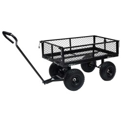 Chariot à main de jardin Noir 250 kg 532207532207