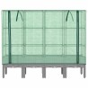 Jardinière surélevée avec housse aspect rotin 160x40x140 cm 532220532220