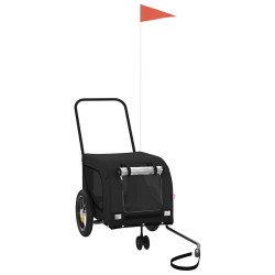 Remorque de vélo pour animaux de compagnie noir 532221532221