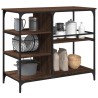 Chariot de cuisine chêne marron 100x45x89,5cm bois d'ingénierie 532224532224