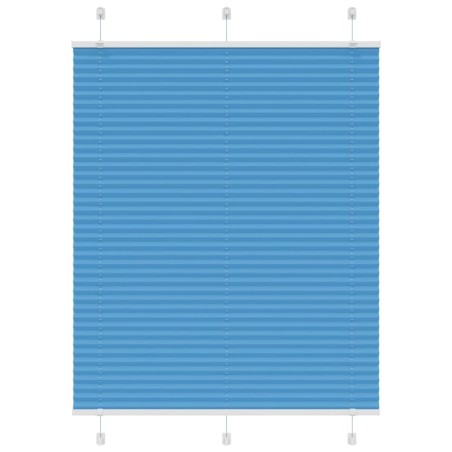 Store plissé bleu 110x100 cm largeur du tissu 109,4cm polyester 532228532228