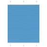 Store plissé bleu 110x100 cm largeur du tissu 109,4cm polyester 532228532228