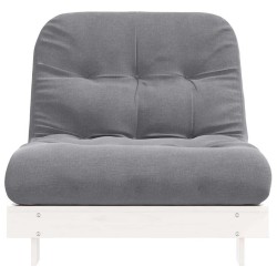 Canapé-lit futon avec matelas 80x206x11 cm bois massif de pin 532231532231